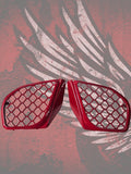 98-2024+ Road Glide 3D dragon scales speakers grill covers set