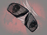 98-2023 Road Glide Innenverkleidung 3D Totenkopf und Bandana Lautsprecher Grill Abdeckungen Set