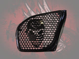 98-2023 Road Glide Innenverkleidung 3D Totenkopf und Bandana Lautsprecher Grill Abdeckungen Set