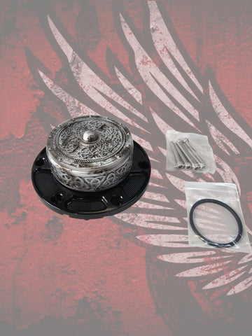 23.5+ Viking shield themed fuel cap assembly