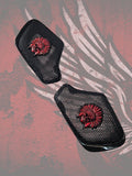 18 to 26+ Indian Chieftain skull warbonnet inner speaker grills set