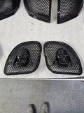 98 to 2024+ Road Glide 3D Vader speakers grill covers set