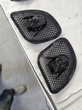 98 to 2024+ Road Glide 3D Vader speakers grill covers set