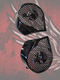 97-25+ Harley inner 3D punisher speakers grill covers set