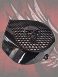 97-25+ Harley inner 3D punisher speakers grill covers set