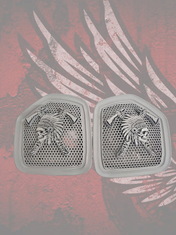 19 to 25+ warriors Indian bag lid grills set