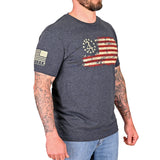 Men's 2A Betsy Ross Flag Patriotic T-Shirt