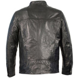 Milwaukee Leather SFM1865 Men's Black Classic Fashion Leather Jacket with Zipper Closure