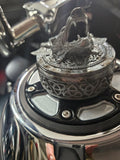 23.5+ wolf Viking themed fuel cap assembly