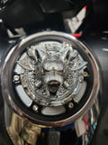 23.5+ wolf Viking themed fuel cap assembly