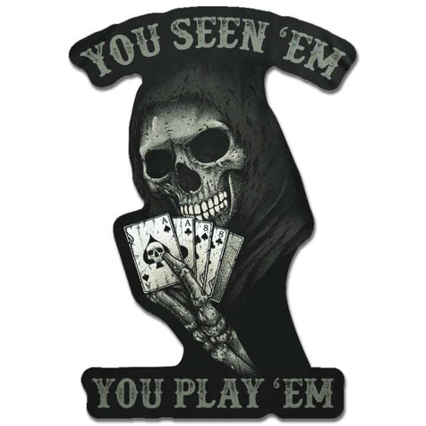 Dead Man's Hand Decal