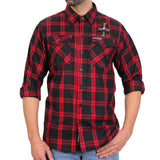 Hot Leathers FLM2112 Men's 'Celtic Cross' Flannel Long Sleeve Shirt