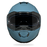 Daytona Glide Modular Motorcycle Helmet - DOT Approved, Bluetooth Ready, Dual Visor, Men/Women/Youth- Shark Blu