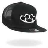 Hot Leathers Hardcore Knuckles Black Snap Back Hat GSH4008