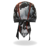 Hot Leathers Jumbo Skull  Headwrap HWH1098