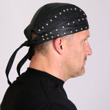 Hot Leathers Medium Weight Studded Leather Headwrap HWL1005