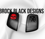 24+ Harley Davidson bag lid Speaker Grill Cover Ancient Skull