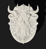 Viking themed horn cover