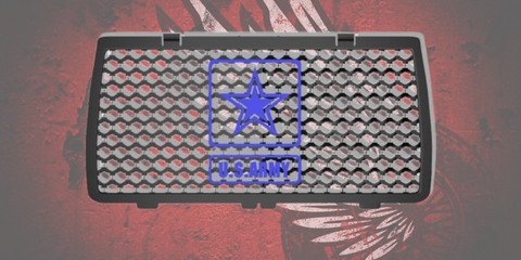 23.5 + radiator grill Army theme