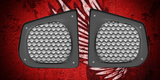 86-95 Harley inner decorative speakers grill covers set