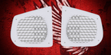 86-95 Harley inner decorative speakers grill covers set