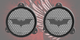 97-25+ Touring 3D Batman speakers grill covers set