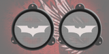 97-25+ Touring 3D Batman speakers grill covers set
