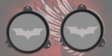 97-25+ Touring 3D Batman speakers grill covers set