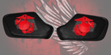 19 to 26+ Indian Chieftain USMC themed inner speaker grills set