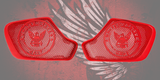 19 to 26+ Indian Chieftain Navy themed inner speaker grills set
