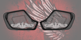 19 to 26+ Indian Chieftain Submarine Warfare themed inner speaker grills set
