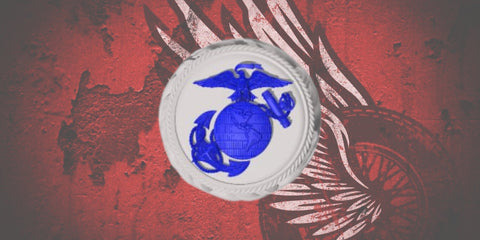 23.5+ USMC themed fuel cap assembly