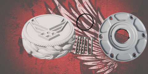 23.5+ Air Force themed fuel cap assembly