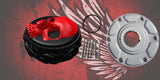 23.5+ ancient skull themed fuel cap assembly