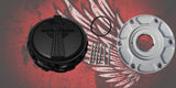 23.5+ Celtic cross themed fuel cap assembly