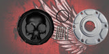 23.5+ ancient skull themed fuel cap assembly