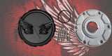 23.5+ ribbon and wings themed fuel cap assembly