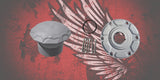 23.5+ Blood Diamond themed fuel cap assembly