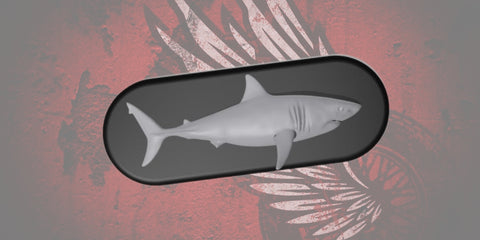 Transmission insert 3D shark THEME