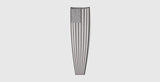 08+ touring console insert American flag