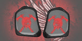 19 to 25+ Indian Challenger warrior themed inner speaker grills set
