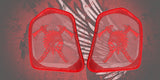 19 to 25+ Indian Challenger warrior themed inner speaker grills set