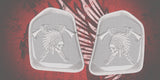 19 to 25+ Indian Challenger warrior themed inner speaker grills set