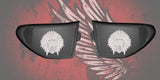 14 to 17 Indian skull warbonnet themed inner speaker grills set