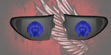 14 to 17 Indian skull warbonnet themed inner speaker grills set