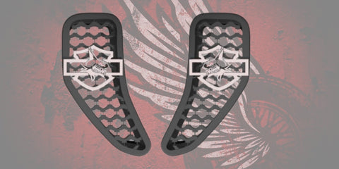 23.5+ Road Glide fairing vent inserts