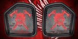 19 to 25+ warriors Indian bag lid grills set