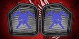 19 to 25+ warriors Indian bag lid grills set