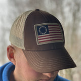 Betsy Ross Flag Trucker Hat