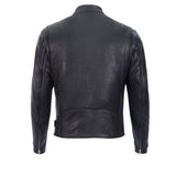 Hot Leathers JKM5006 USA Made Men's Black Leather Motorcycle Biker Jacket